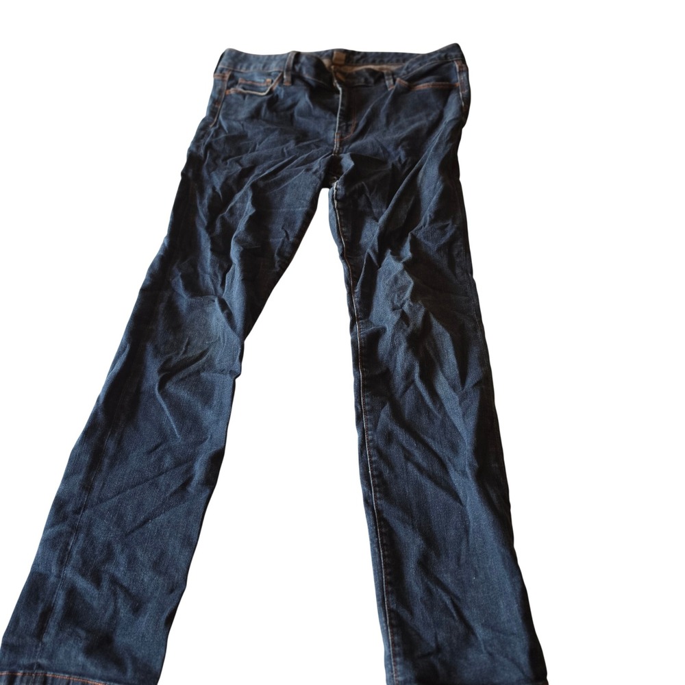 Banana Republic Womens Dark Wash Skinny Jeans Size 30S Indigo Denim 14436